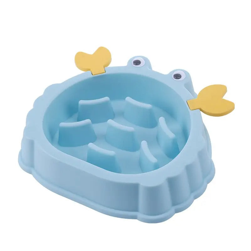 Crab Slow Feeder Pet Bowl, Non-Slip Dog Cat Bowl_CWMM5150