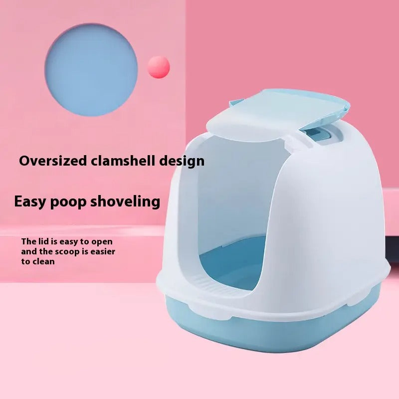 Extra-Large Enclosed Cat Litter Box, Odor Control_CWMM5240