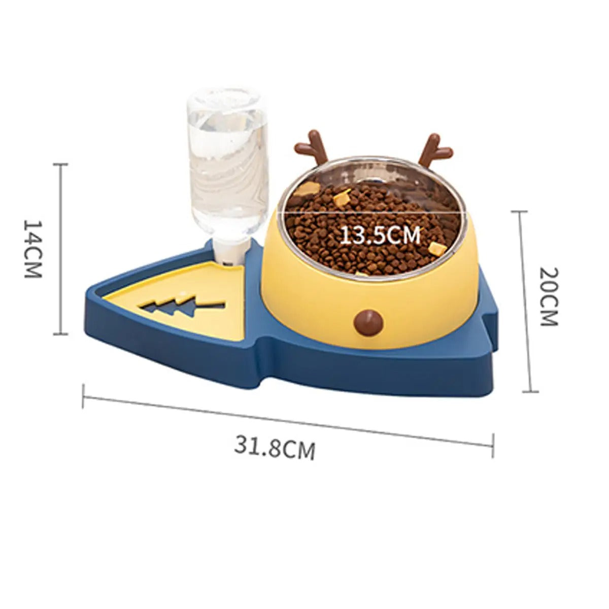 Christmas 3-in-1 Pet Bowl, Floating Water Bowl_CWMM5149