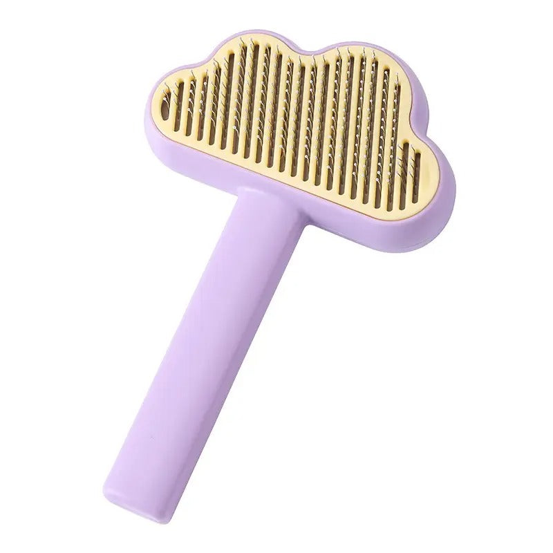 Cloud-Shaped Pet Brush for Cats & Dogs_CWMM5176