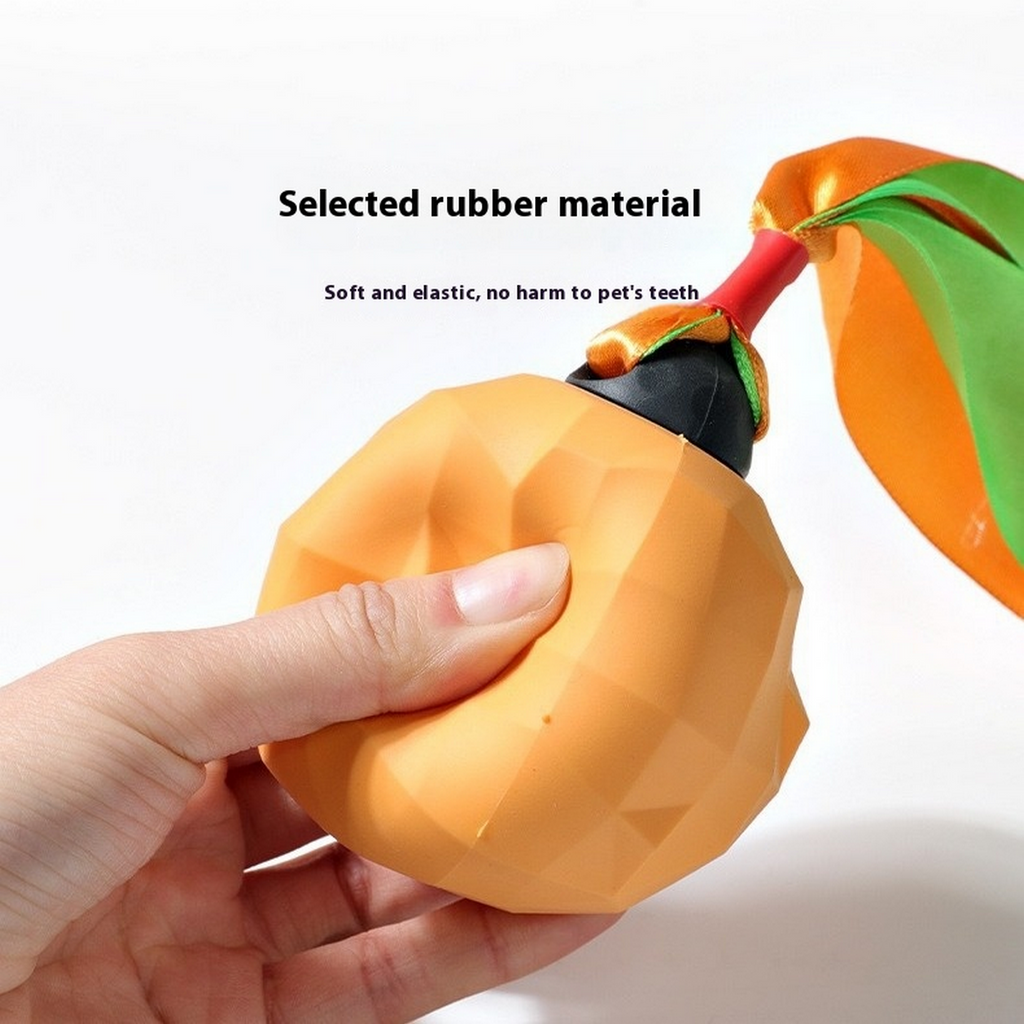 Fruit Rubber Dog Toy - Durable Chew Toy for Pets_CWMM7190