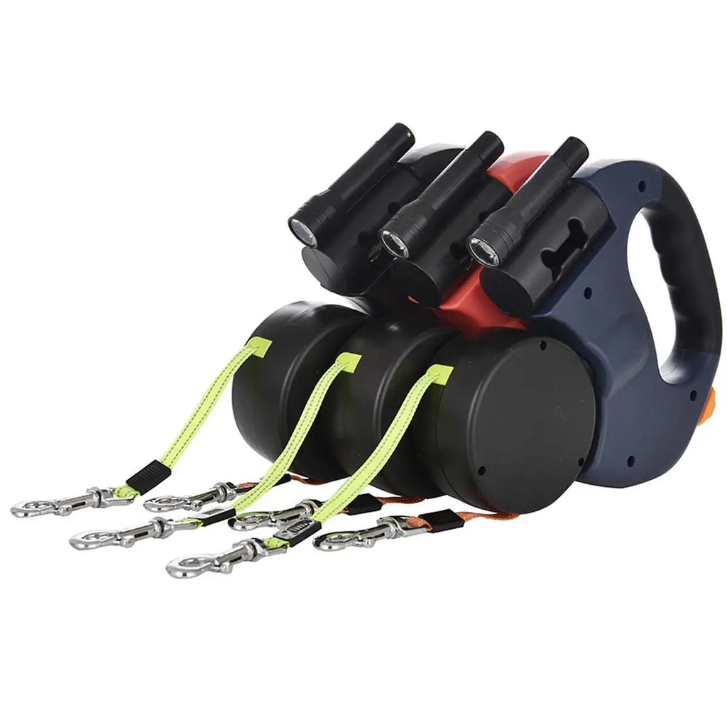 Dual Dog Retractable Leash with LED Light_CWMM6085