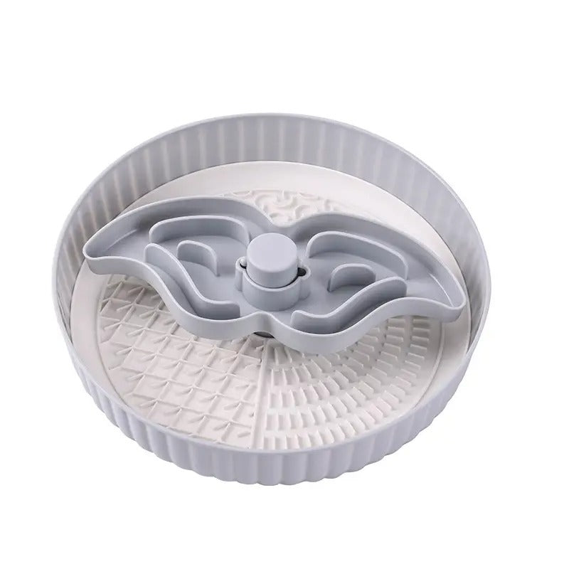Beard Lick Rotating Slow Feeder Dog Cat Pet Bowl_CWMM5131