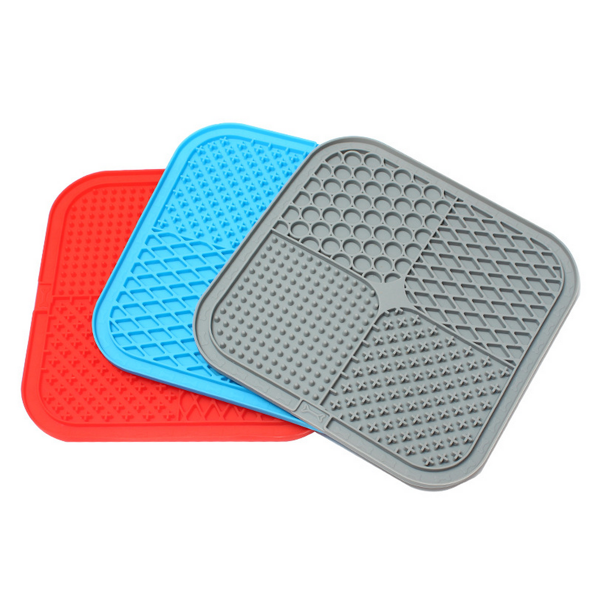 4-Grid Dog Lick Mat – Silicone Slow Feeder Pad_CWMM6907