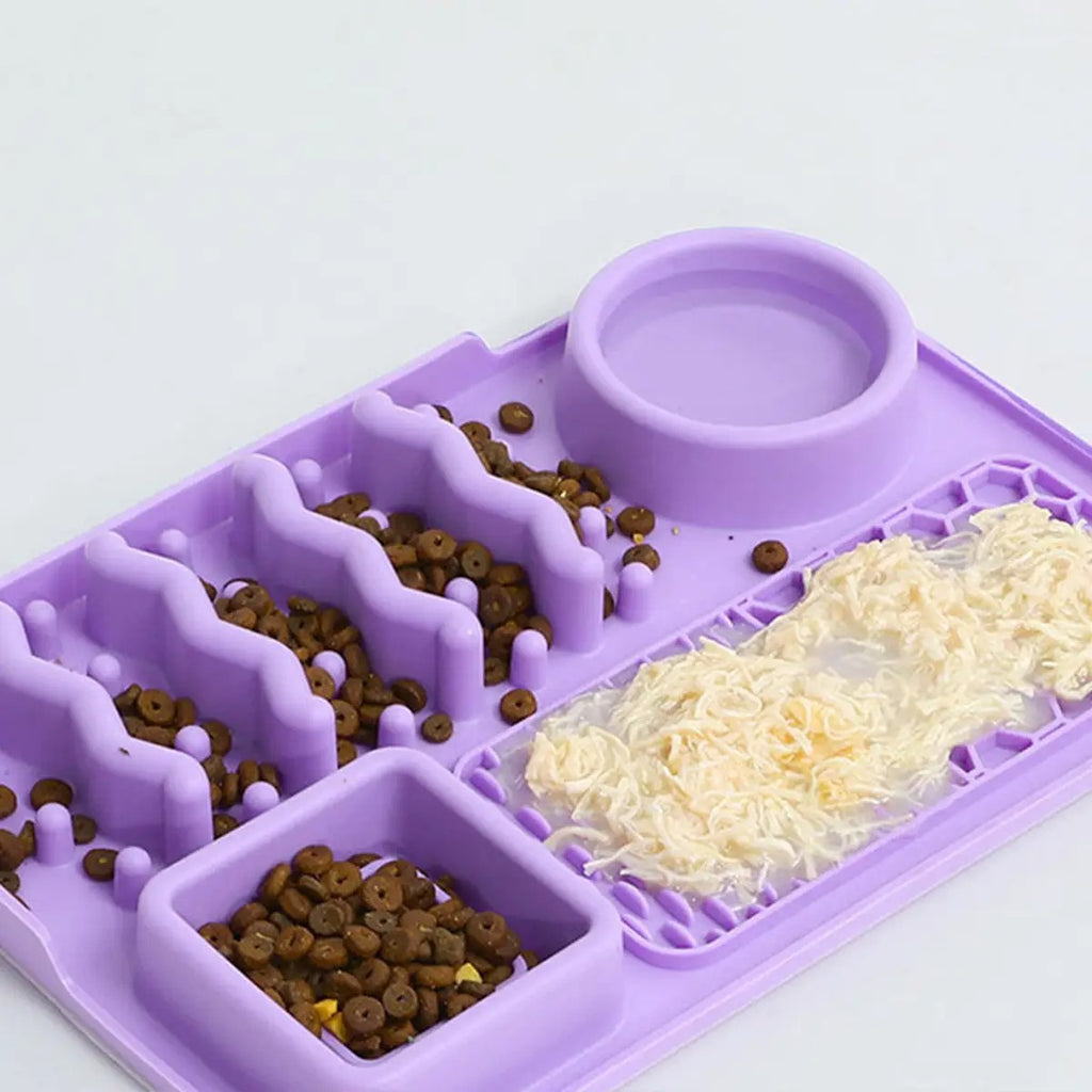 Cat Dog Food Licking Mat Silicone Slow Feed Pad_CWMM6530