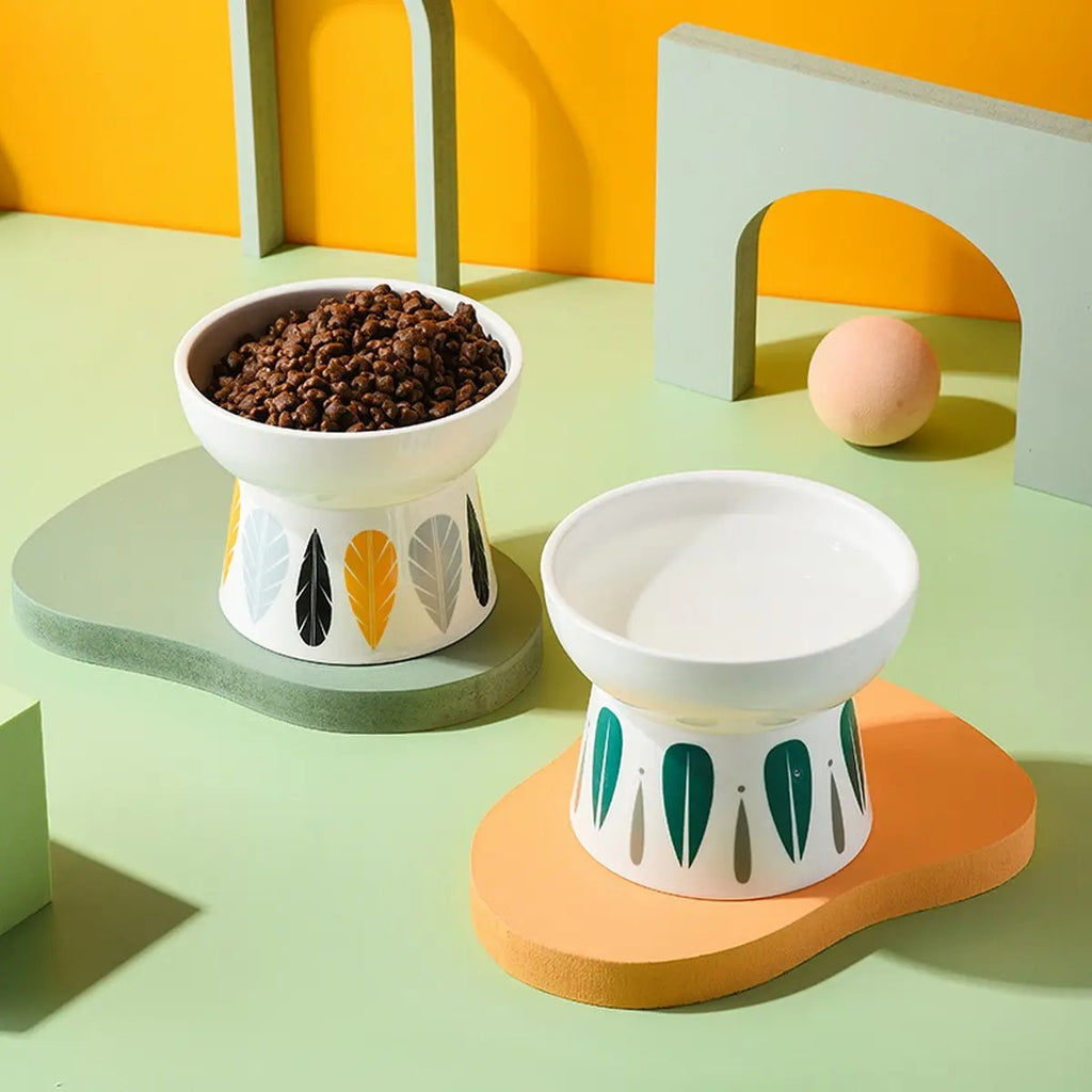 Elevated Pet Bowl Relieves Neck Pressure_CWMM5937