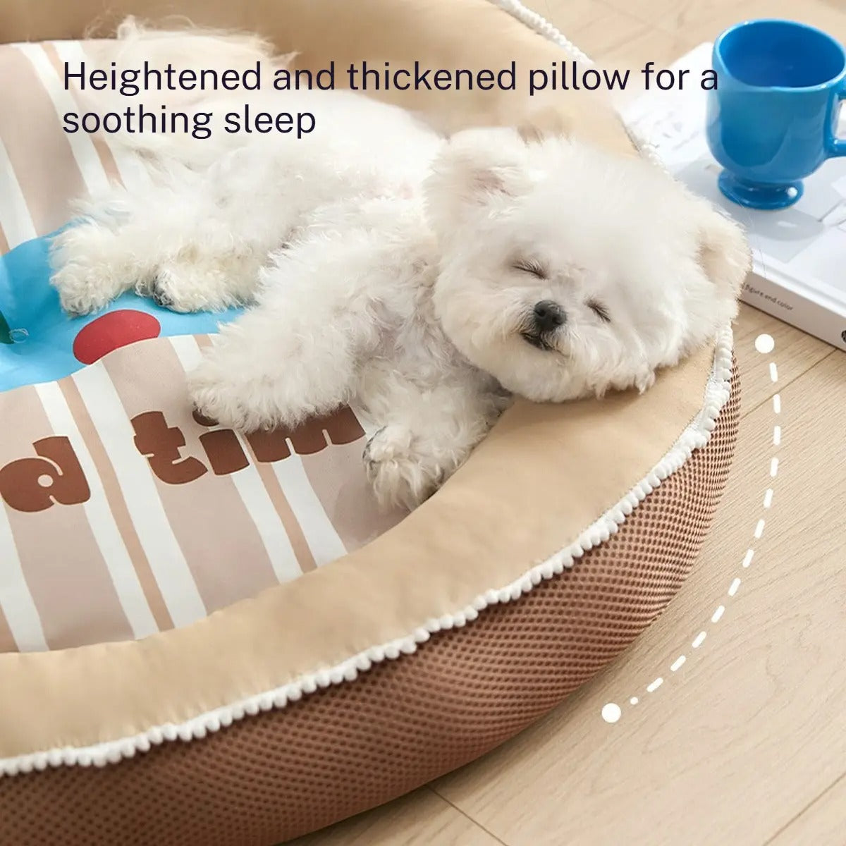 Cozy Dog Bed, Medium,Small Breeds, Soft Sleep Mat_CWMM7042