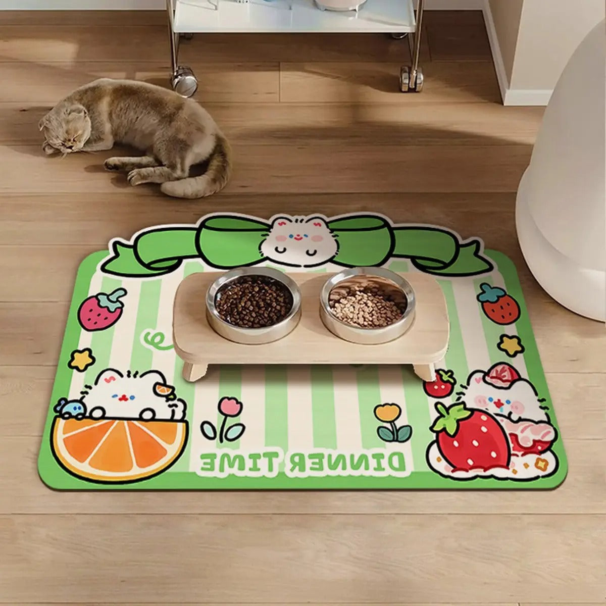 Cute Diatom Pet Mat – Quick-Dry & Easy to Clean_CWMM6081