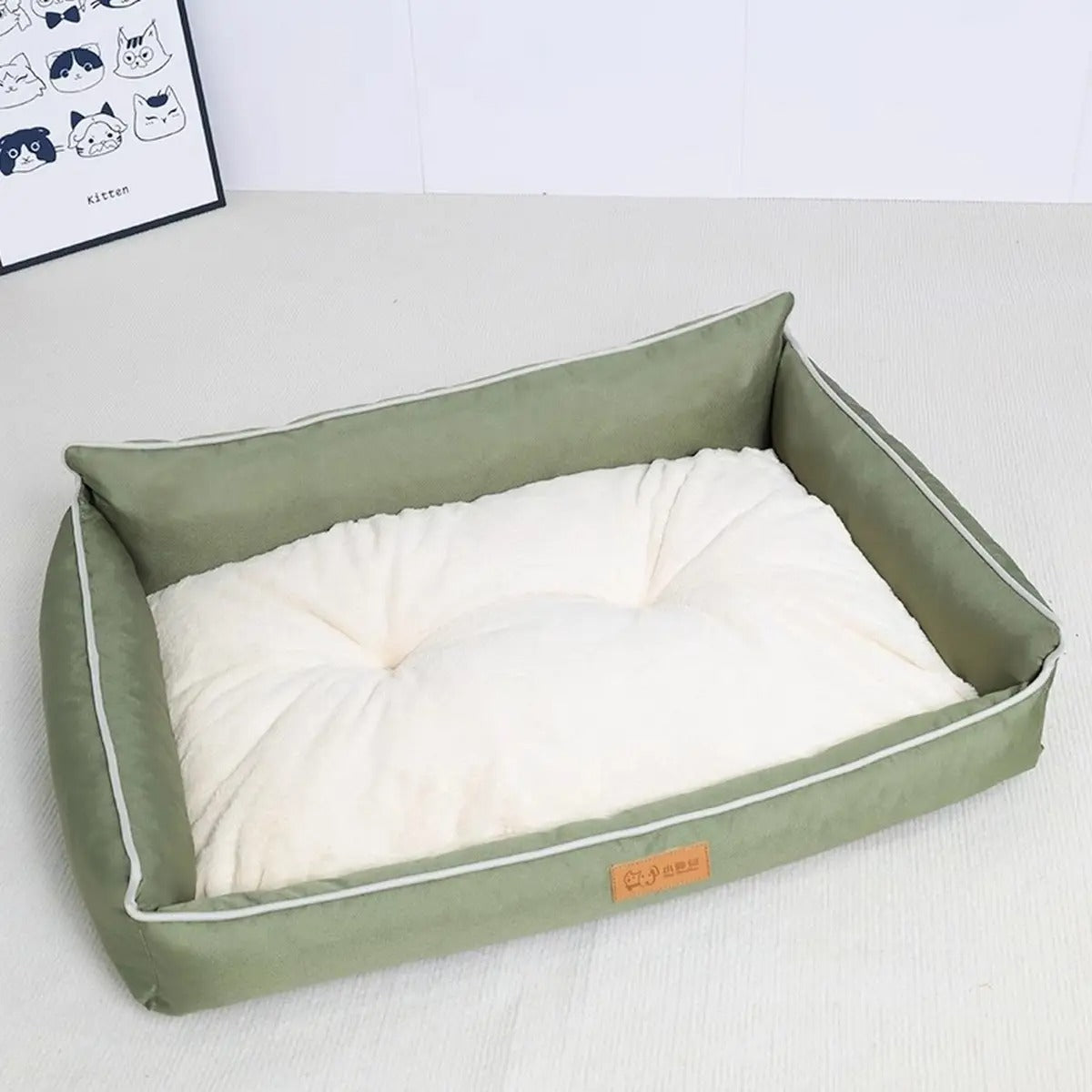 Antibacterial Dog Bed – Washable & All-Season_CWASC2584