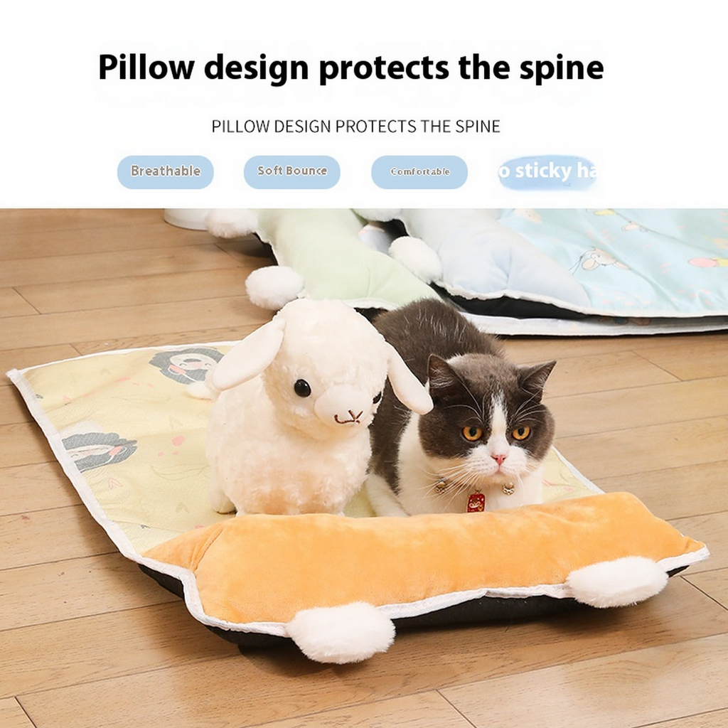 Cooling Pet Bed – Ice Silk Nest for Dogs & Cats_CWMM7931