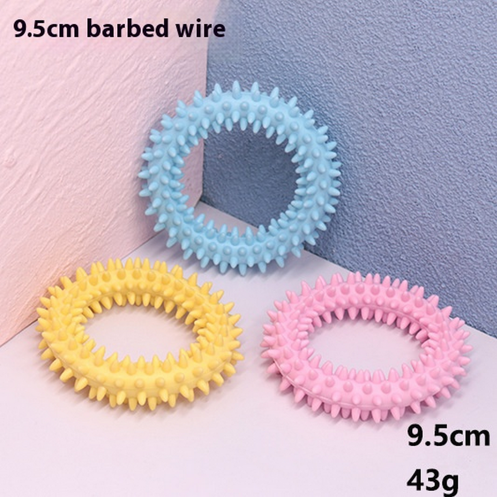 Dog Toy Set TPR Chew Toys for Teeth Cleaning_CWMM7228