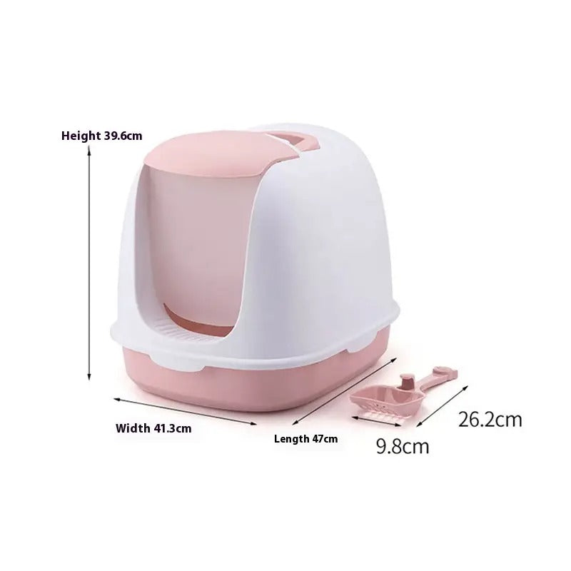 Extra-Large Enclosed Cat Litter Box, Odor Control_CWMM5240