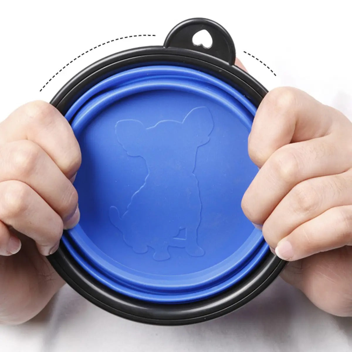 Travel Pet Bowl Collapsible Silicone Dog Feeder_CWMM6527