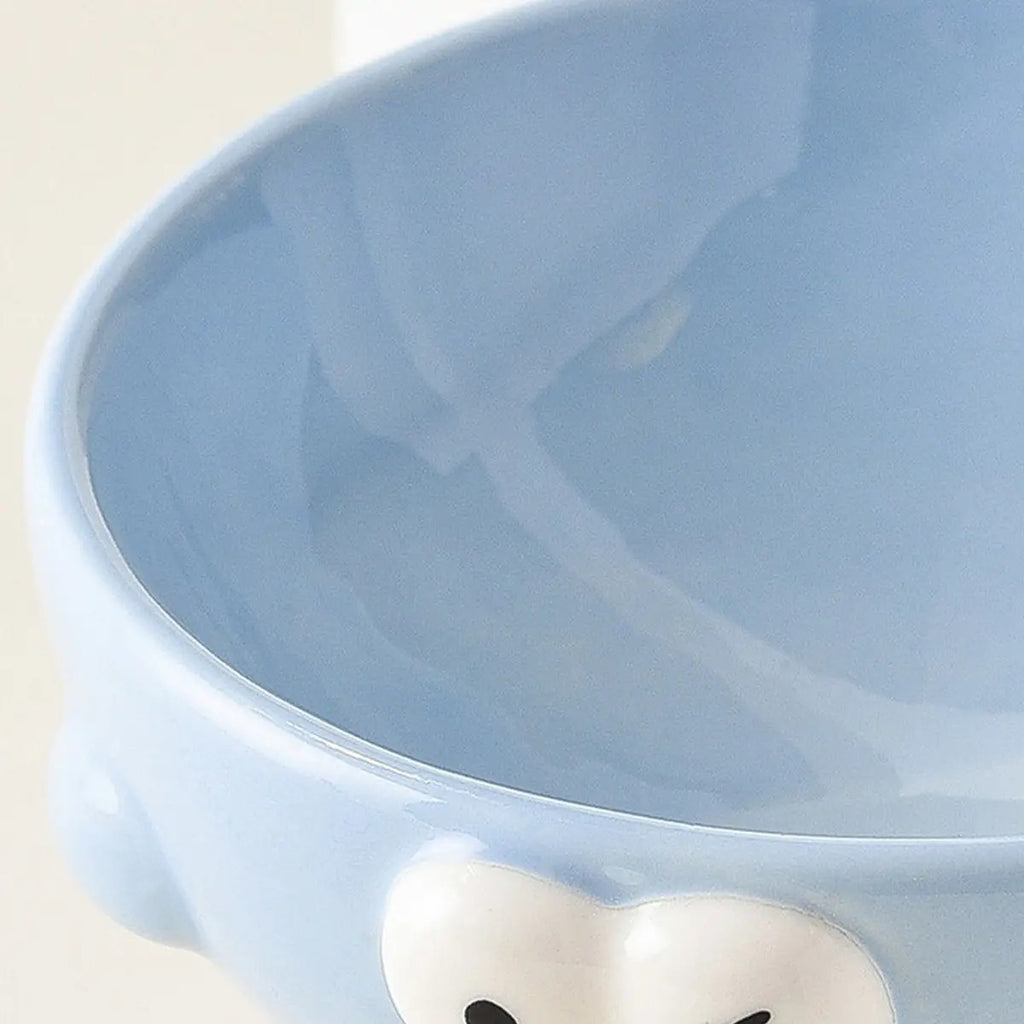 Creative Elevated Pet Bowl with Fun Expressions_CWMM5942