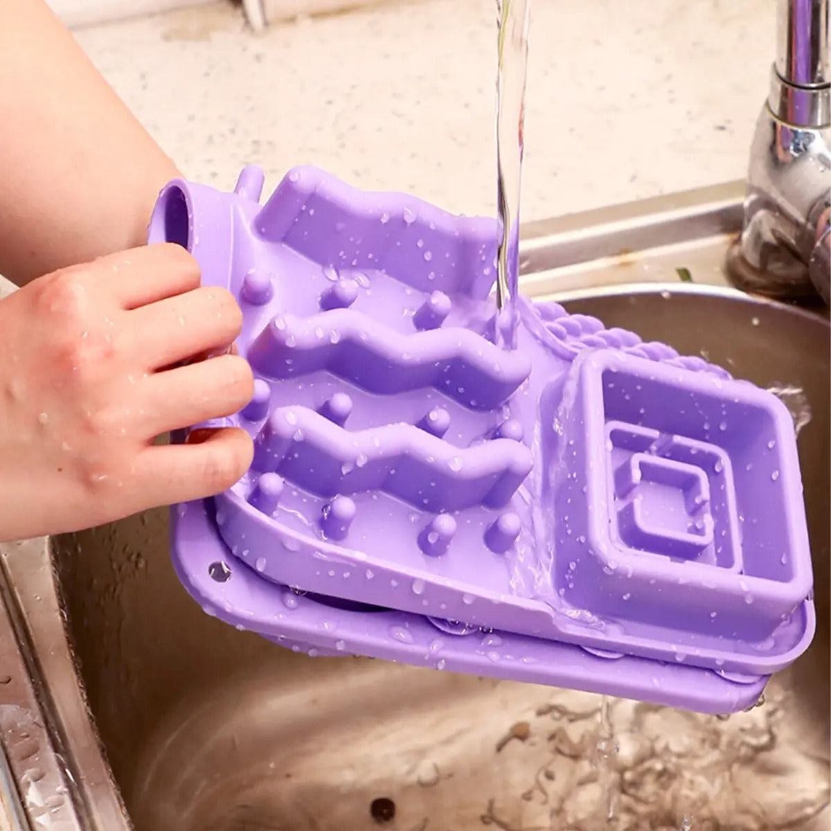 Cat Dog Food Licking Mat Silicone Slow Feed Pad_CWMM6530