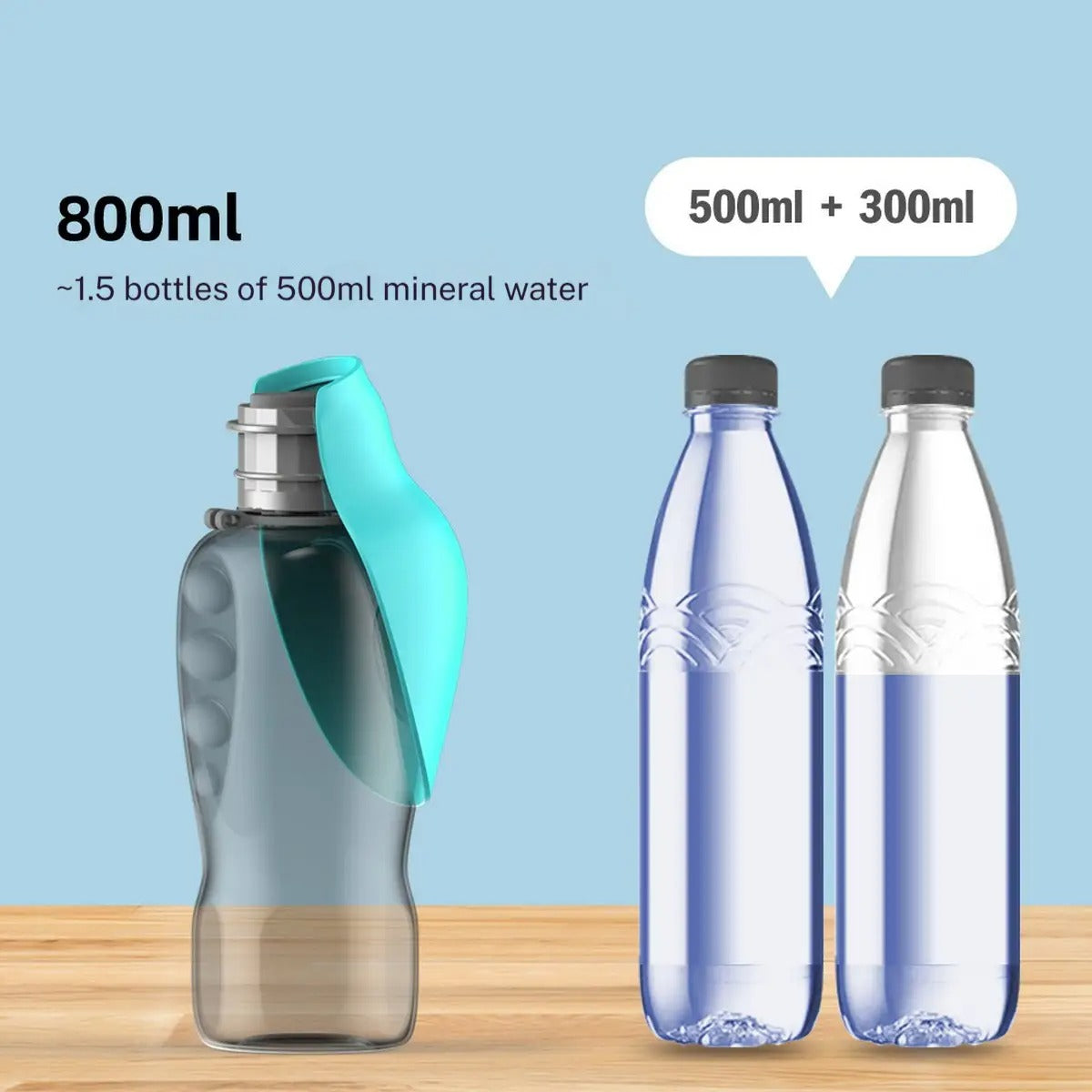Outdoor Foldable Dog Water Bottle Leak-Proof_CWMM6084
