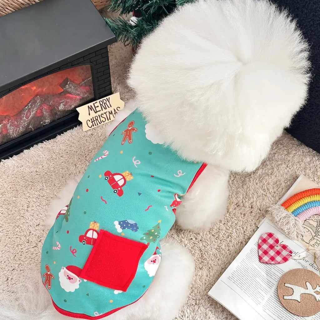 All-Season Christmas Pet Vest for Small Dogs & Cats_CWMM5860