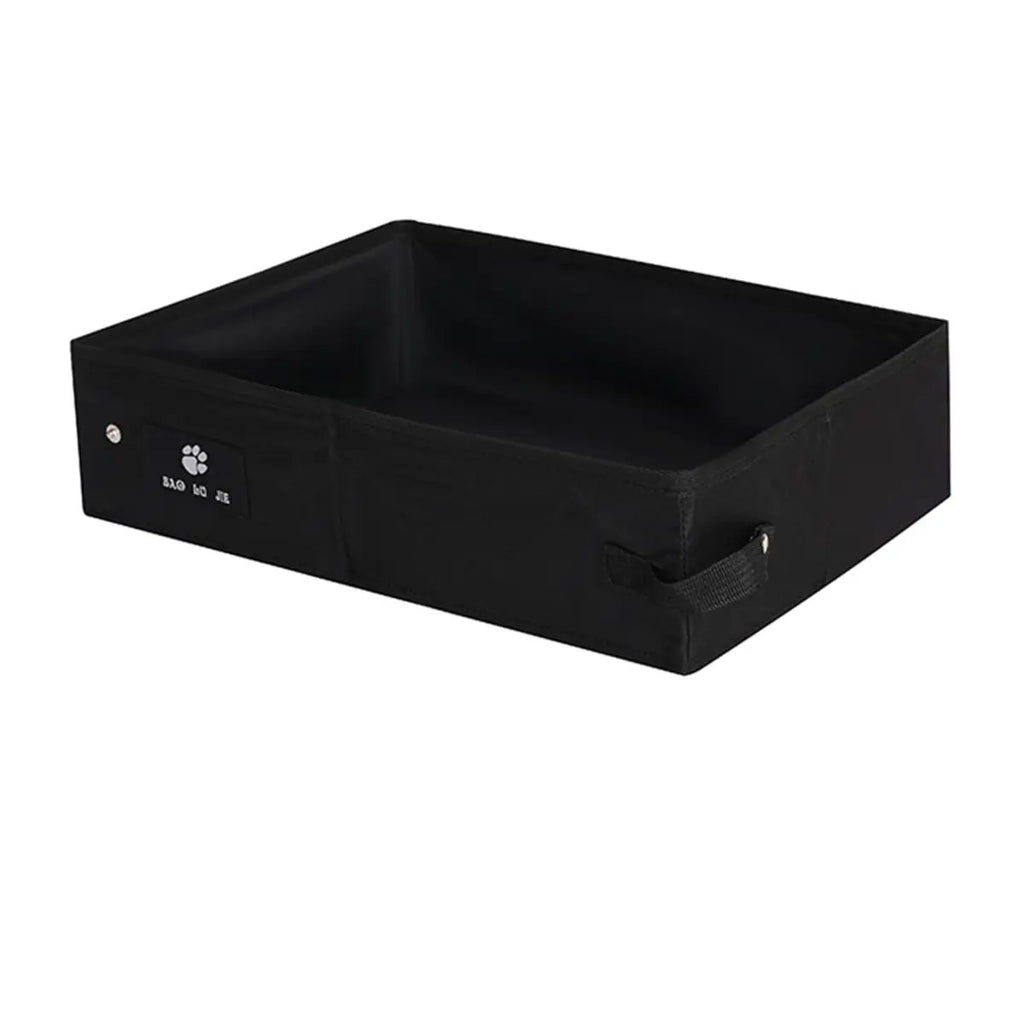 Foldable Oxford Cloth Cat Litter Box for Travel_CWMM6930