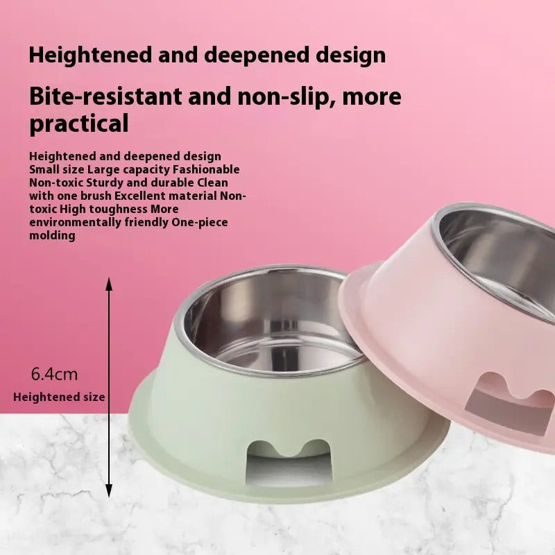 Elevated Pet Bowl, Anti-Slip, Durable Dog/Cat Bowl_CWMM5207