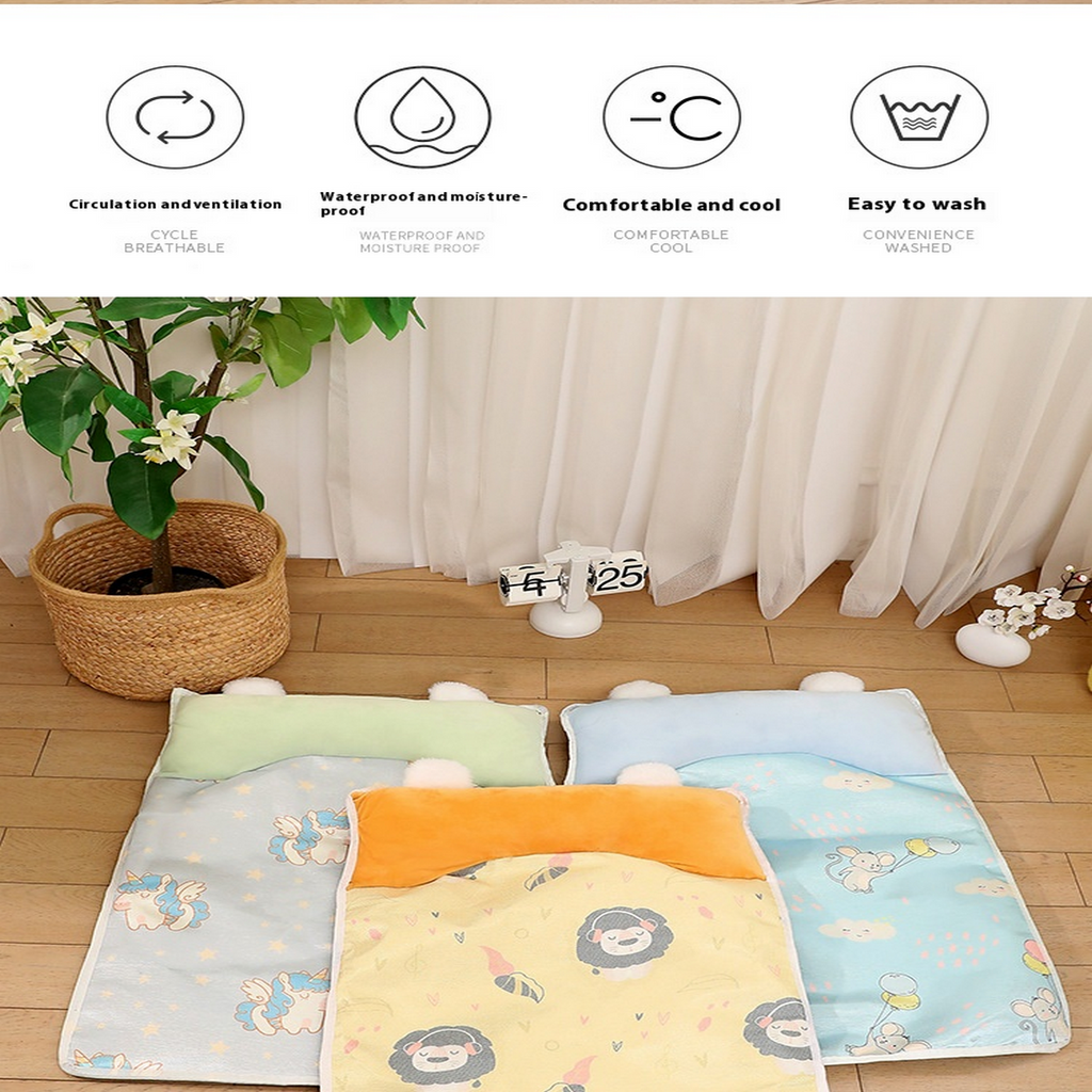 Cooling Pet Bed – Ice Silk Nest for Dogs & Cats_CWMM7931