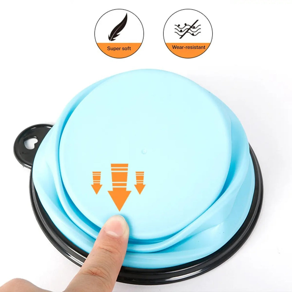 Travel Pet Bowl Collapsible Silicone Dog Feeder_CWMM6527
