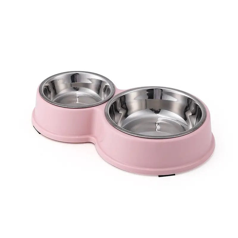 Large,Small Double Pet Bowl,for Cat Dog_CWMM5246