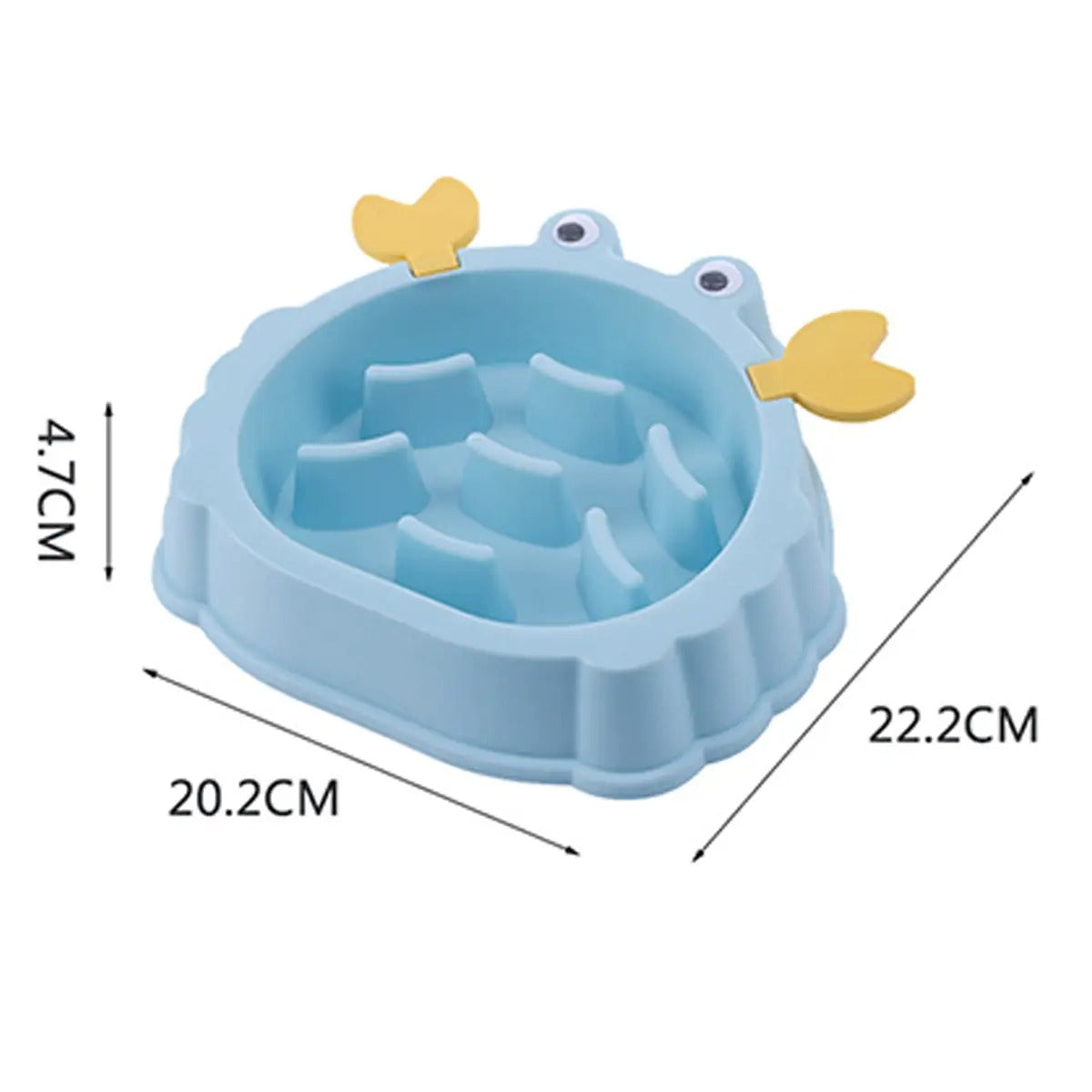 Crab Slow Feeder Pet Bowl, Non-Slip Dog Cat Bowl_CWMM5150