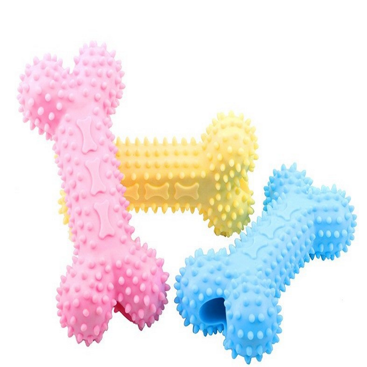 Durable TPR Bone Toy - Chew & Teeth Care for Dogs_CWMM7200