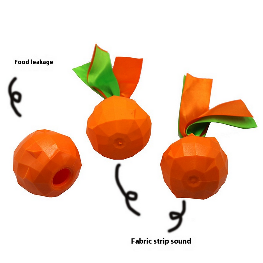 Fruit Rubber Dog Toy - Durable Chew Toy for Pets_CWMM7190