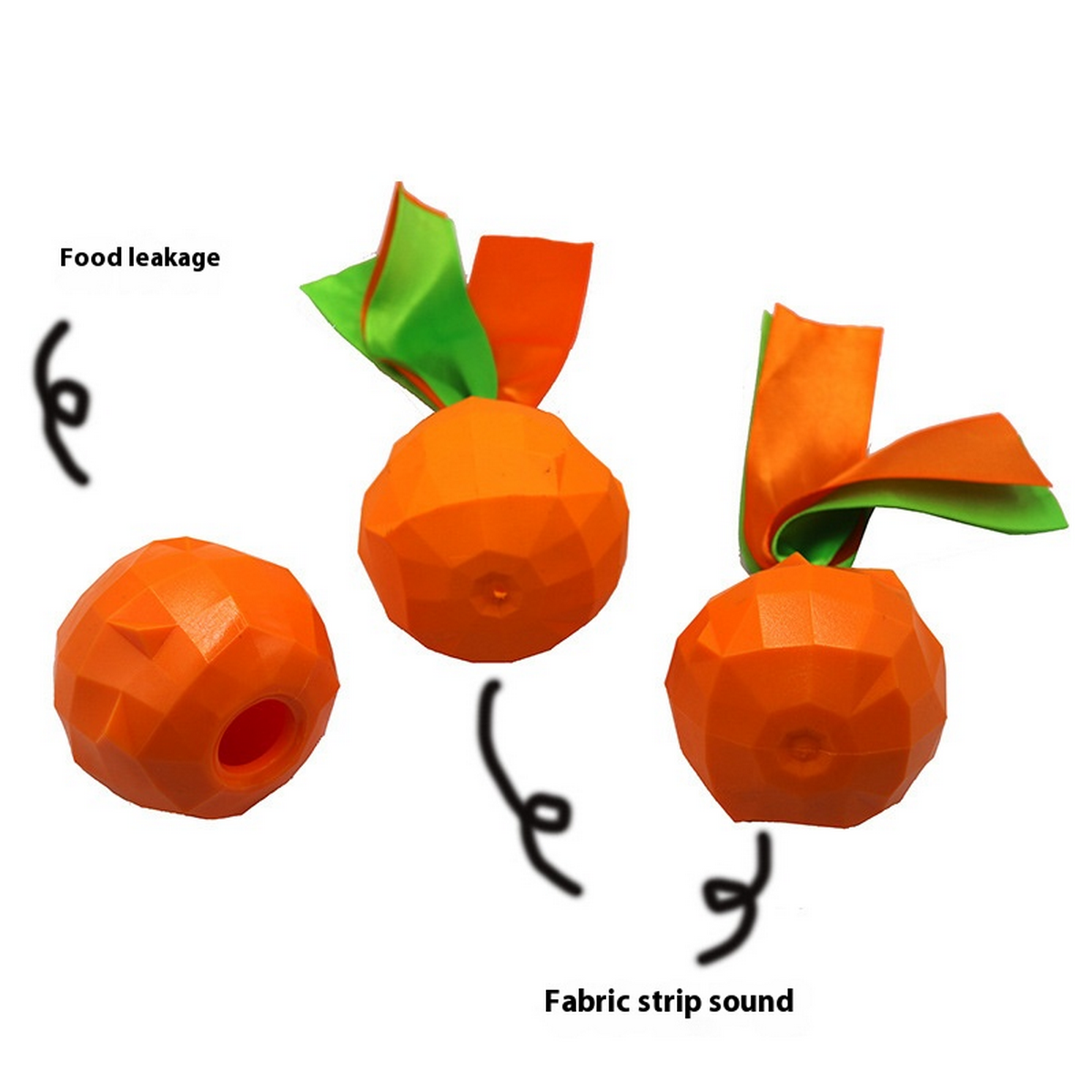 Fruit Rubber Dog Toy - Durable Chew Toy for Pets_CWMM7190