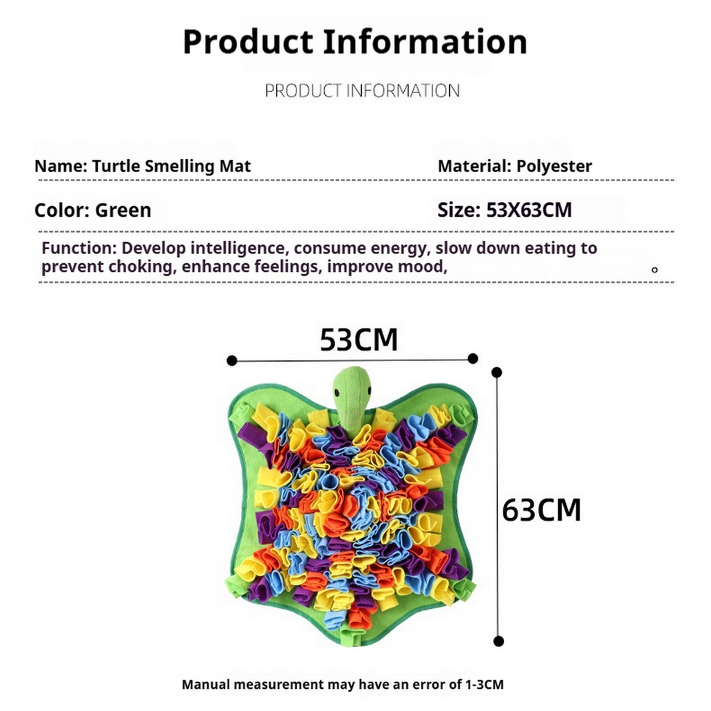 Dog Snuffle Mat Feeder Toy – Anti-Choke & Chew_CWMM6738