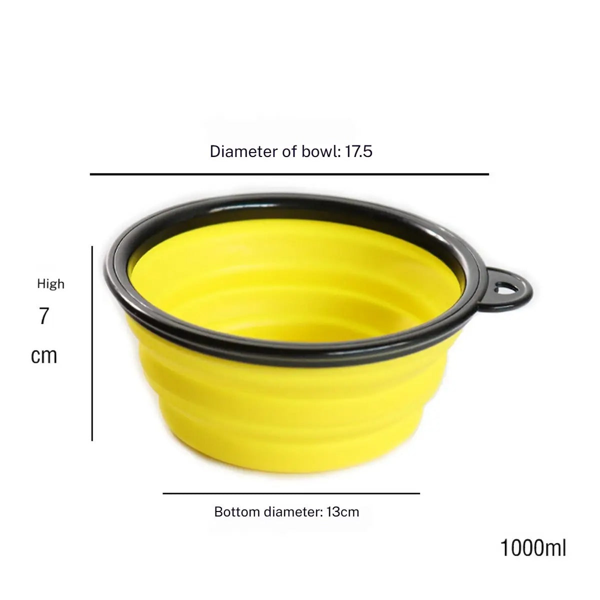 Travel Pet Bowl Collapsible Silicone Dog Feeder_CWMM6527