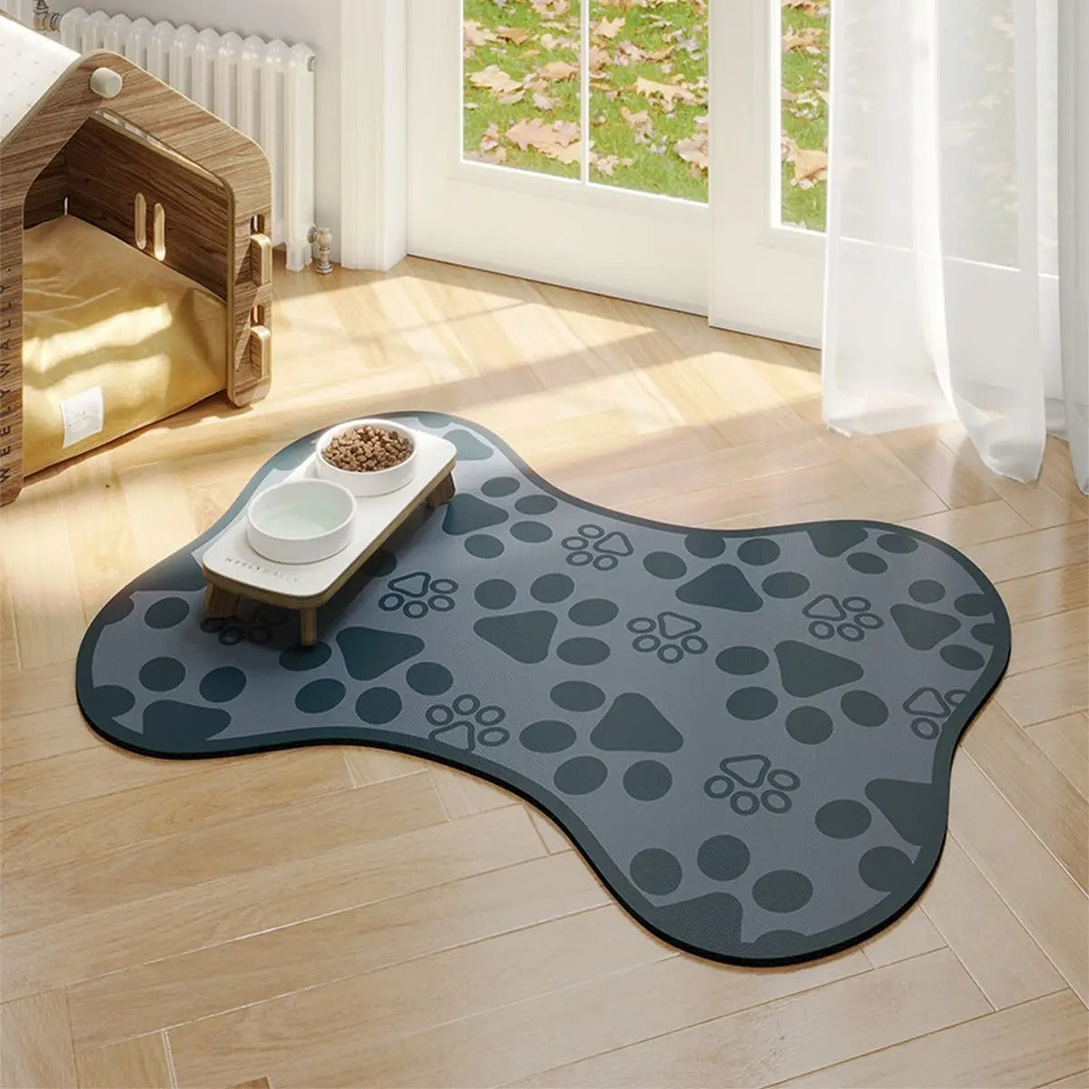 Bone-Shaped Diatom Pet Mat – Absorbent & Quick-Dry_CWMM6080
