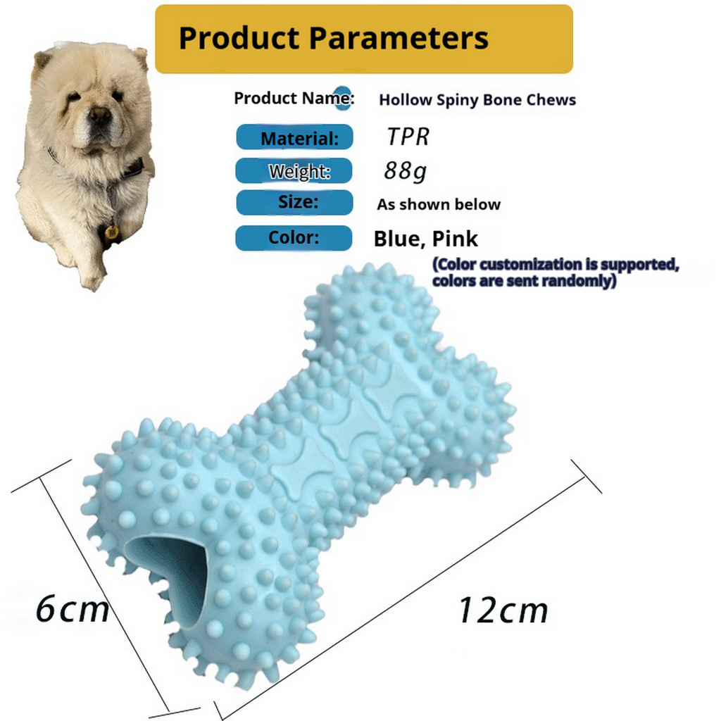 Durable TPR Bone Toy - Chew & Teeth Care for Dogs_CWMM7200