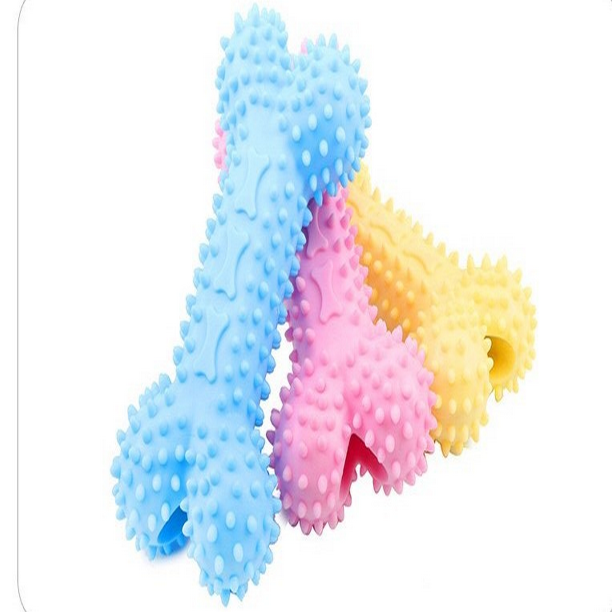 Durable TPR Bone Toy - Chew & Teeth Care for Dogs_CWMM7200