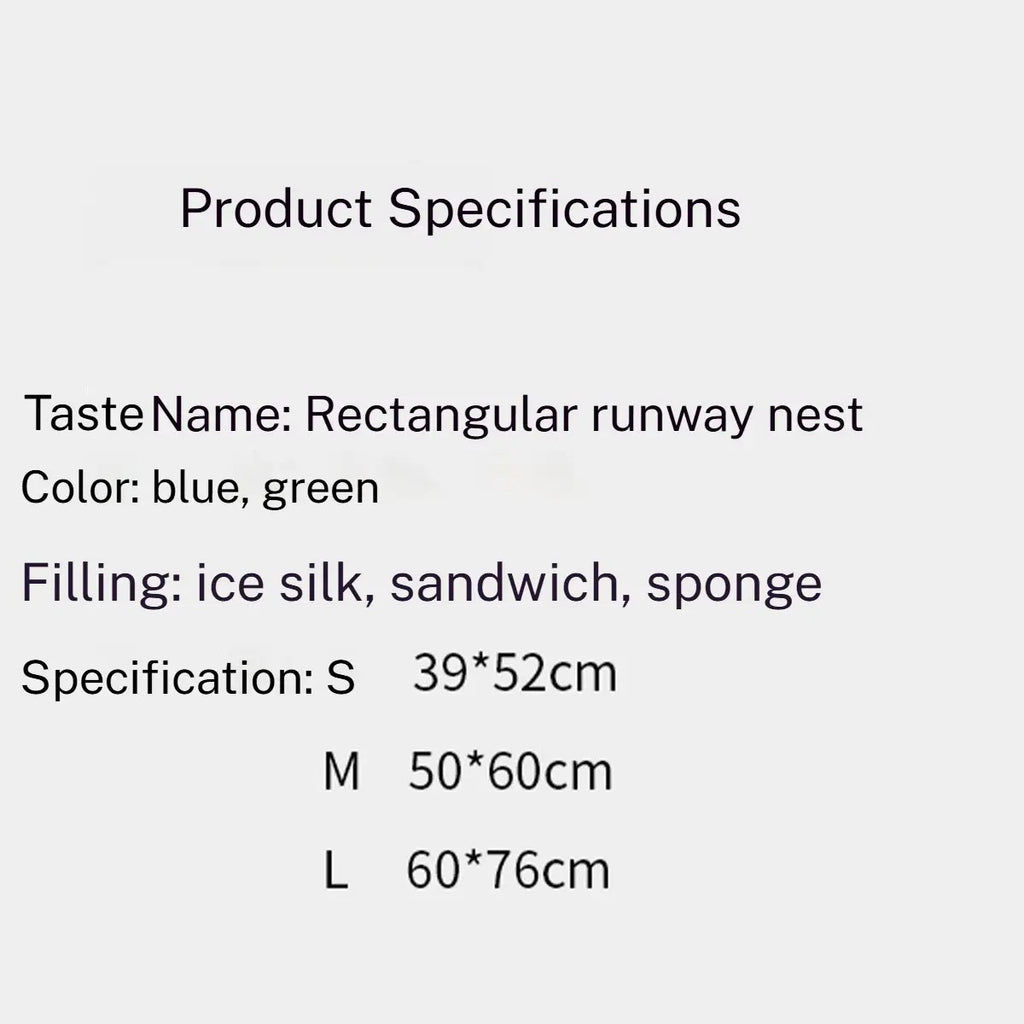 Cooling Cat Bed, Removable Ice Silk Mat for Dogs _CWMM7040