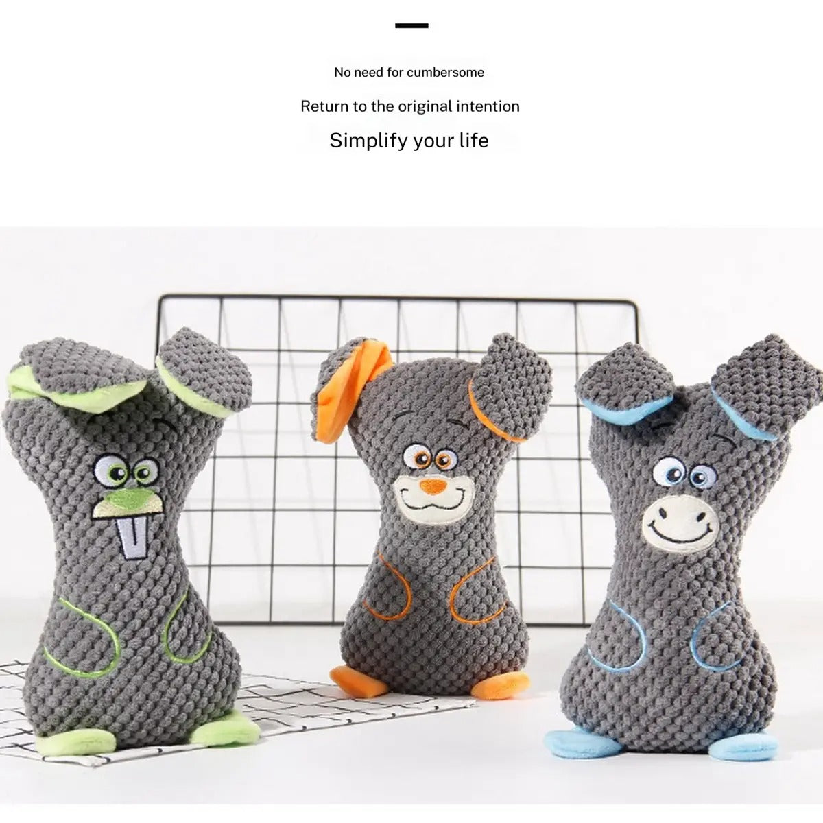 Corn Plush Squeaky Toy, Fun for Cats & Dogs_CWMM5498