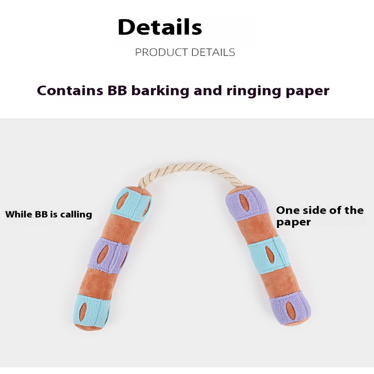 Dog educational food hiding nunchaku sound toy_CWMM6732