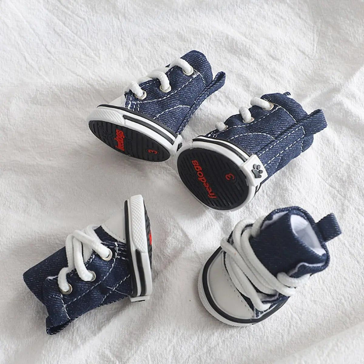 All-Season Canvas Dog Shoes – Casual & Durable_CWMM7256