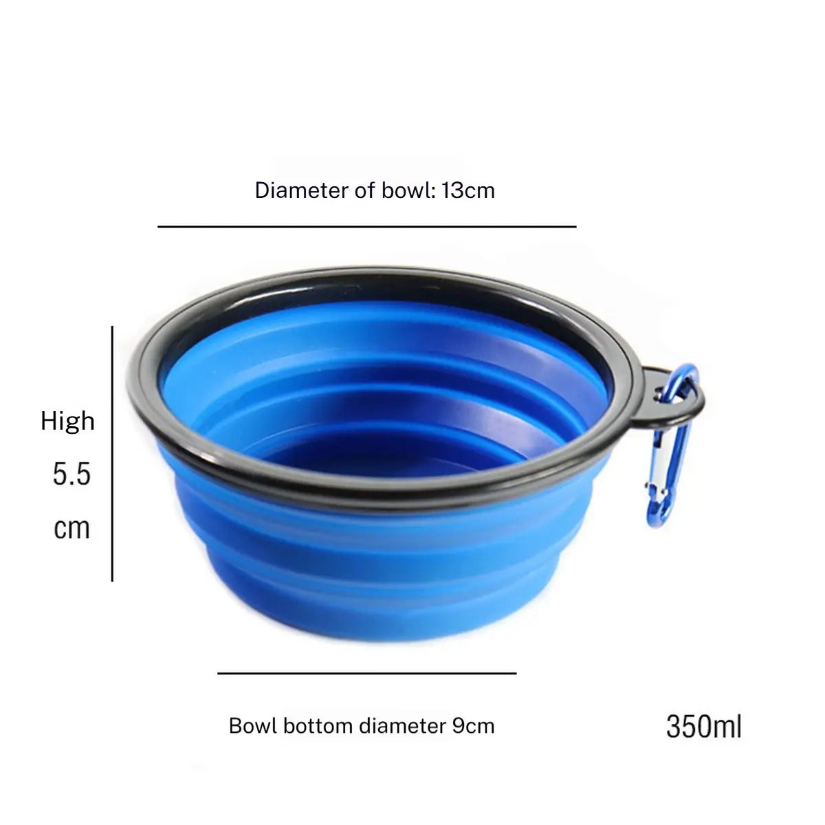 Travel Pet Bowl Collapsible Silicone Dog Feeder_CWMM6527