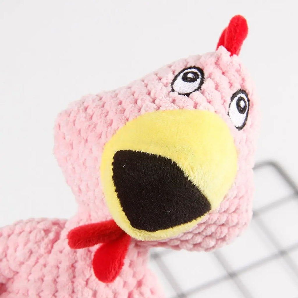 Durable Screaming Chicken Plush Toy for Dogs_CWMM5413