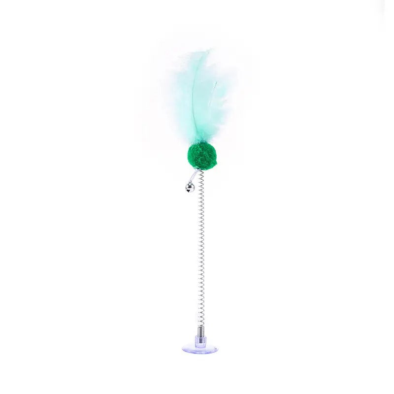 Cat Teaser Wand, Suction Base,Pet Toy_CWMM5209