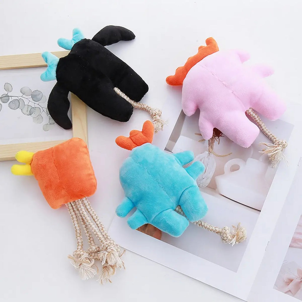 Cotton Rope Octopus Chew Toy for Small Dogs & Cats_CWMM5397