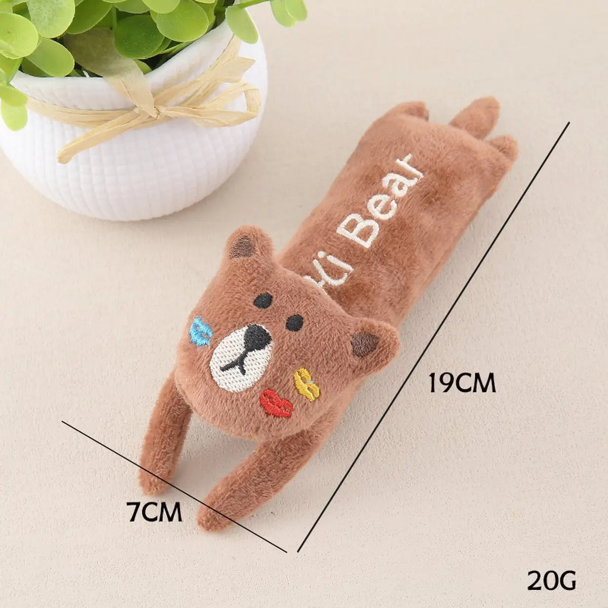 Durable Plush Rope Deer Pet Toy for Cats Dogs_CWMM5352