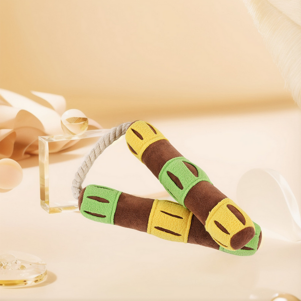 Dog educational food hiding nunchaku sound toy_CWMM6732