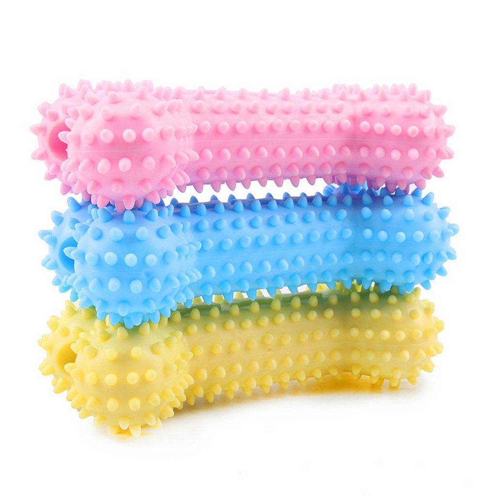 Durable TPR Bone Toy - Chew & Teeth Care for Dogs_CWMM7200