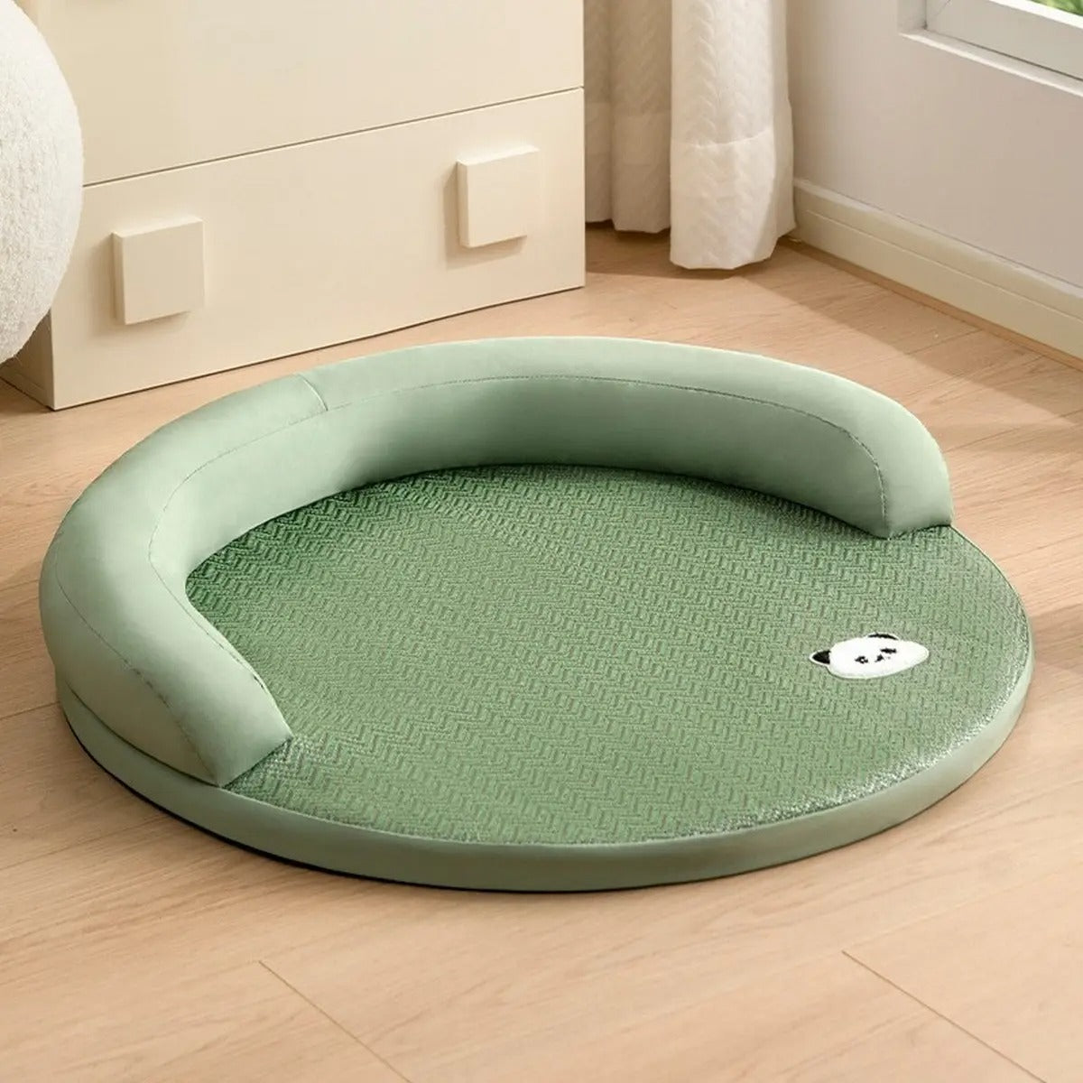 Bamboo Pet Mat Bed for Summer, Removable Cover_CWMM7027