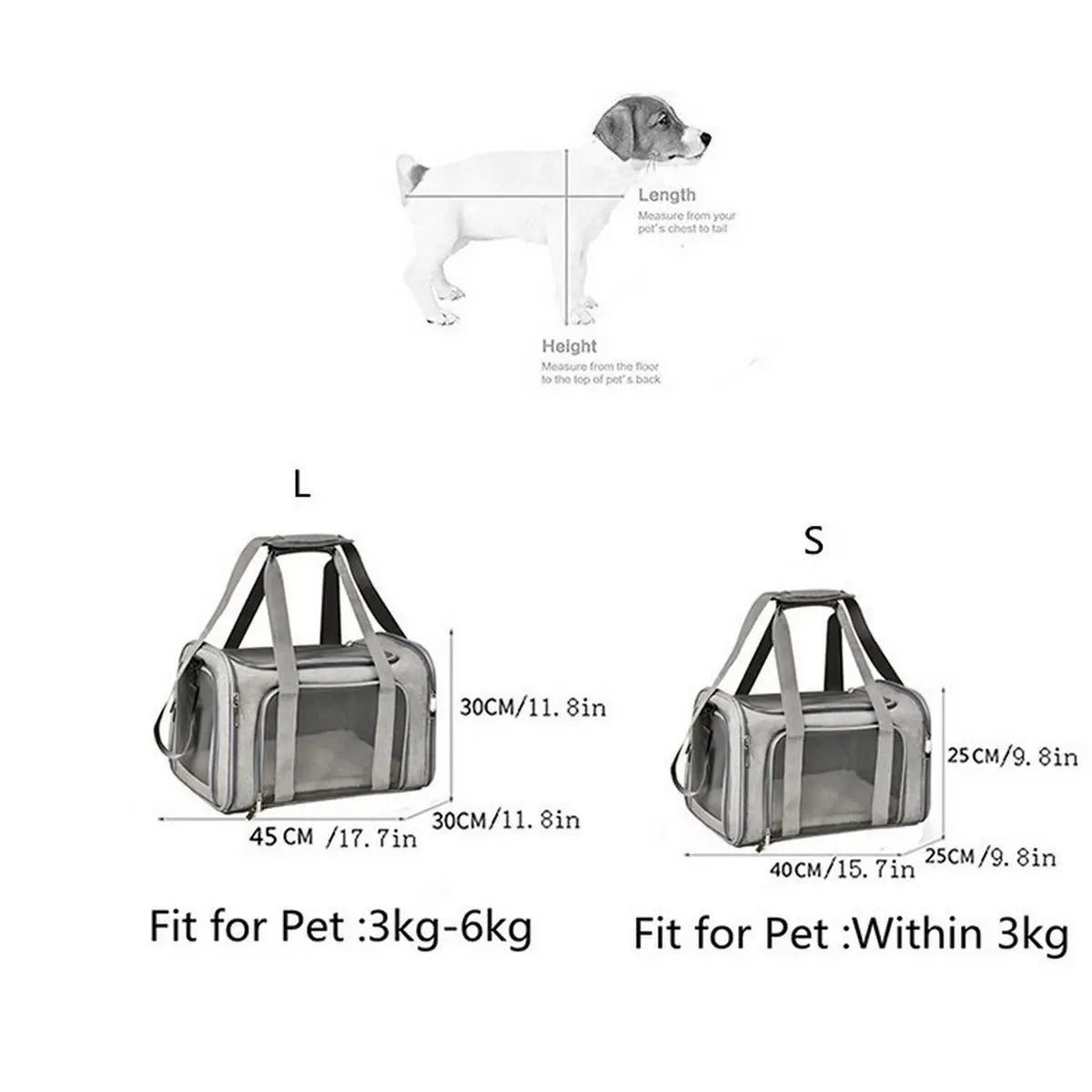 Expandable Foldable Pet Carrier Backpack Ba_CWMM6029