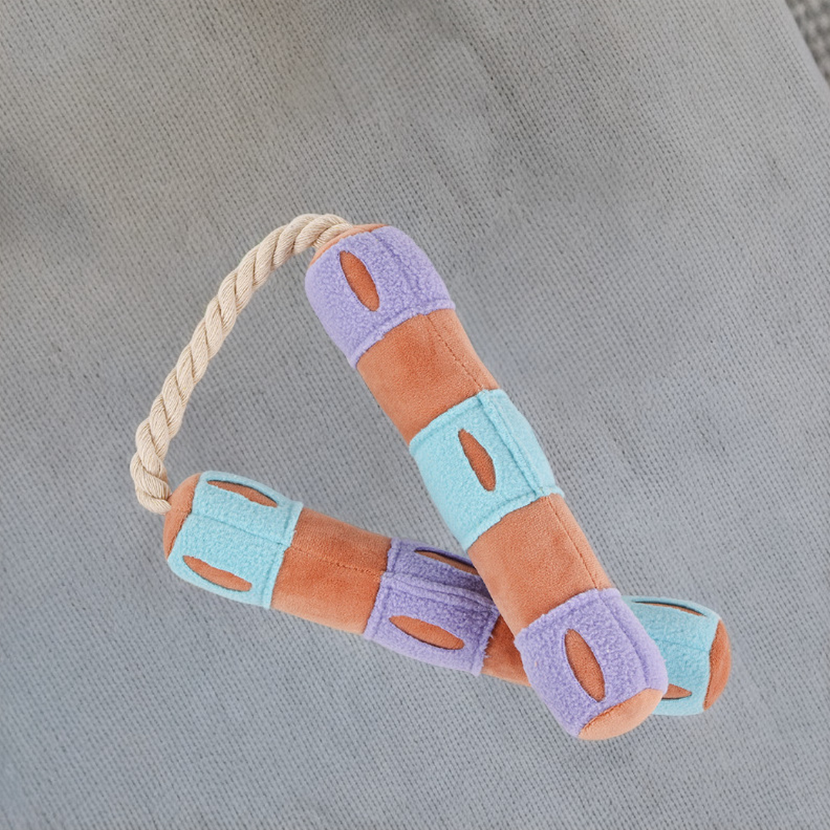 Dog educational food hiding nunchaku sound toy_CWMM6732