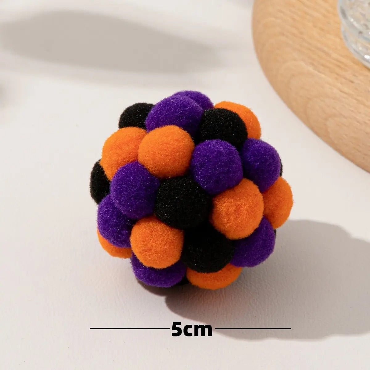 Colorful Cat Pom Balls – Chase & Play Fun_CWMM6811